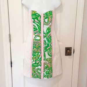 Lilly Pulitzer Strapless Dress, size 6 NWT